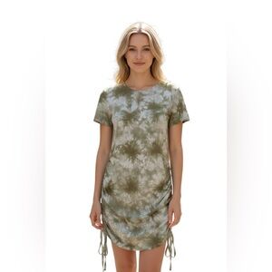 Pink Victoria secrete Tie-Dye Short Sleeve Dress